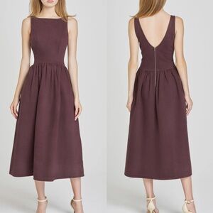 WAYF Amelia Denim Midi Dress